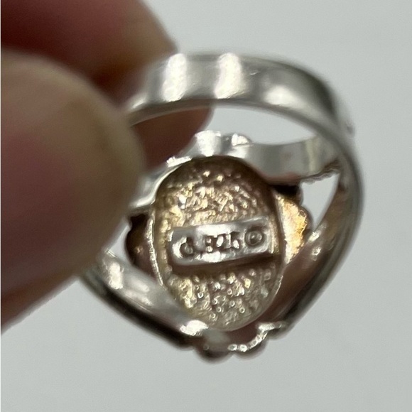 Designer Carolyn Pollack Vintage Relios Desert Scene‎ Sterling 925 Ring Sz 7.5 - Picture 10 of 15
